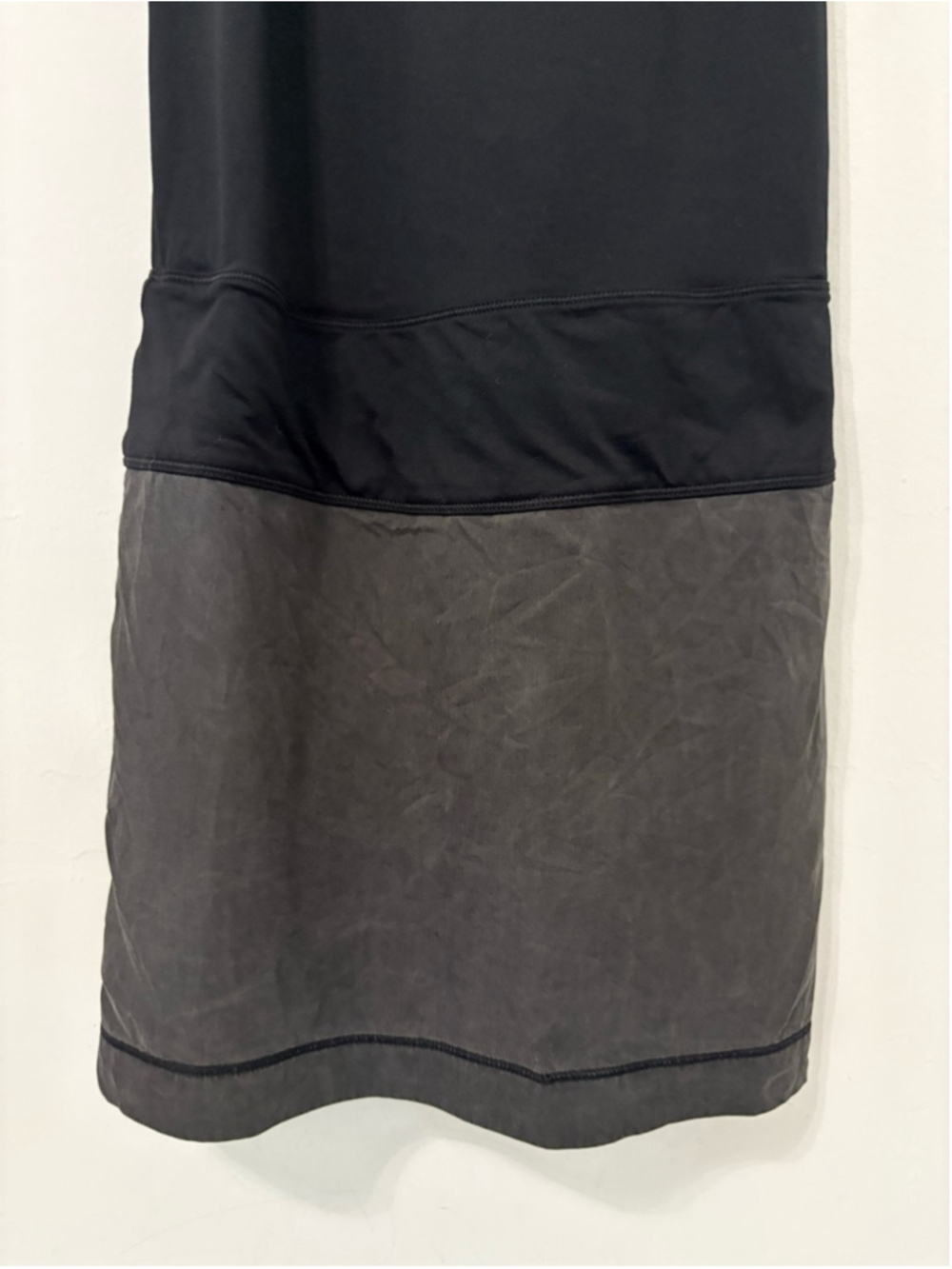 Lululemon Blissed Out Tank Dress Sz 2 Black Gray EUC - Picture 5 of 11